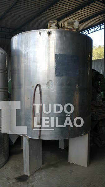Misturador De Aço Inox Para 5 000 Litros Com Moto Redutor De 7,5 CV