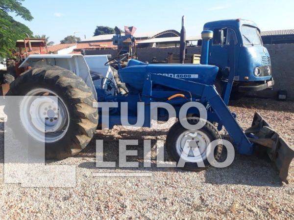 Ford 4600 C/ Direção Hidráulica E Conjunto De Lâmina Frontal 1981