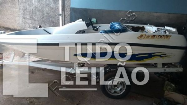 Lancha Mercury Jet Boat,13 Pés. 1995. Novo. Documentada . Acompanha Carreta