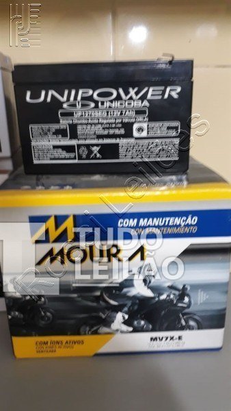Baterias De Moto Diversas, Baterias Estacionárias. Total 6 Baterias. Sem Uso