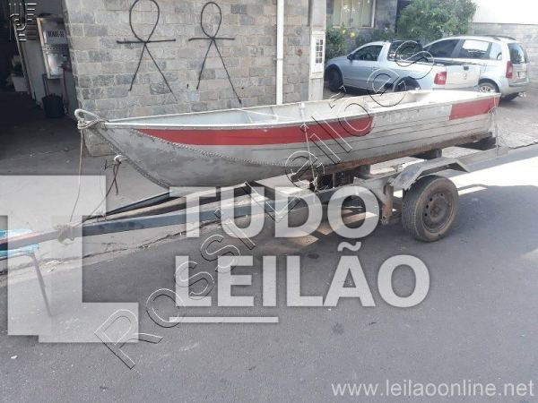 Canoa Borda Média. 3,5 Metros. Barco Documentado. Carreta Inclusa Sem Documento