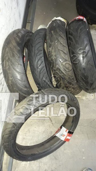 5 Pneus De Moto Sendo. 3 Peças 140/70-17 E 2 Pecas 110/70-17. Todos Sem Uso Fabricação 2018 E 2019
