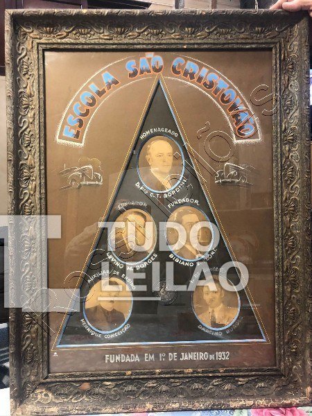 Quadro Dos Fundadores Da Primeira Auto Escola Registrada No Brasil 1 De Janeiro São Cristóvão 1932