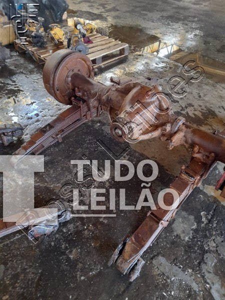 1 Diferencial 1 Eixo Dianteiro E Caixa De Direção Hidraulica Mercedes 1113