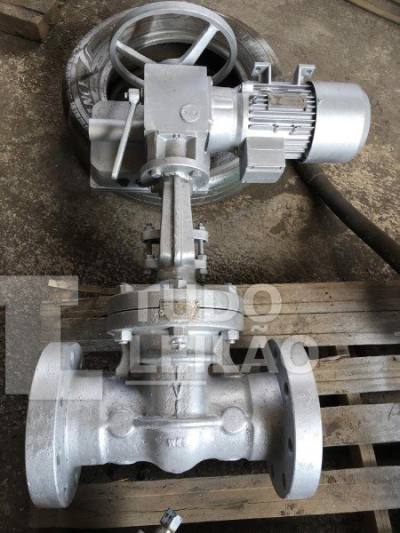 Válvula Gaveta 4” 300# Corpo Wcb Vedação 410. Haste 410