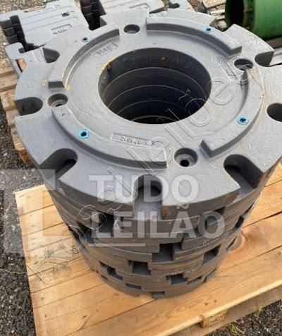 12 Pesos De Trator Massey Ferguson Linha 700 - 96kg Cada