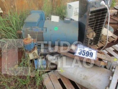 13 Motores Eletricos, 2 Moto Guincho Para Ponte, 5 Valvulas, 1 Tambor Com Mancal, 1 Painel, 10 Pedras