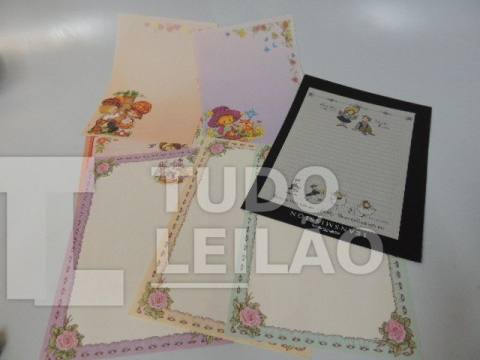 CONJUNTO DE ANTIGOS PAPEIS DE CARTA - VENDIDO COMO NAS FOTOS