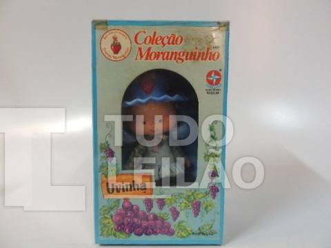CLÁSSICA COLEÇÃO MORANGUINHO - ESTRELA - UVINHA - NUNCA FOI BRINCADA - MEDE 14 CM CAIXA EM ÓTIMO ESTADO DE CONSERVAÇÃO - VENDIDO COMO NAS FO...
