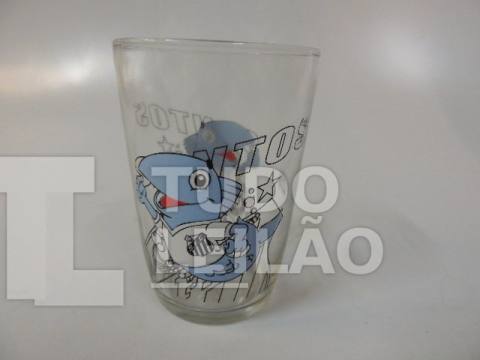 ANTIGO COPO PROMOCIONAL NESTLE - SANTOS - MEDE 10 CM - VENDIDO COMO NAS FOTOS