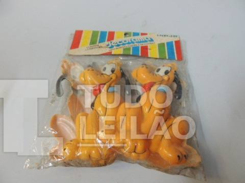 ANTIGA DECORAÇÃO PARA FESTAS - PLUTO - ANOS 90 - INAJÁ - LACRADO - DECORAMA - MEDE 13 CM - VENDIDO COMO NAS FOTOS