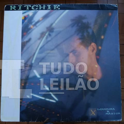 RITCHIE - LOUCURA E MÁGICA - 1987 - CAPA VG/VG+ - DISCO VG+/NM - Disco com mínimos riscos superficiais, pode ter chiadinhos. Avaliação Visua...