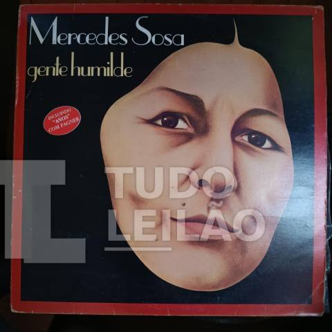 MERCEDES SOSA - GENTE HUMILDE - 1982 - CAPA VG/VG+ - DISCO VG+ - Disco com alguns riscos superficiais, pode ter chiadinhos, estalos ou pulos...