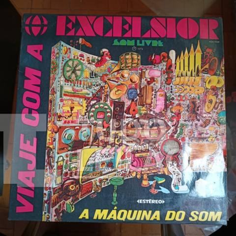 VARIOS ARTISTAS - VIAGEM COM EXCELSIOR - 1974 - CAPA VG+ - DISCO VG+/NM - Disco com mínimos riscos superficiais, pode ter chiadinhos. Avalia...