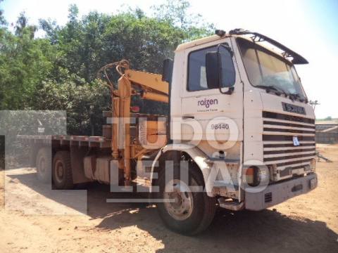 CAMINHÃO SCANIA/R113 E 6X4 360 COM MUNCK, ANO 1992, FR98688/98688, PLACA BWJ4082,UND DOIS CÓRREGOS