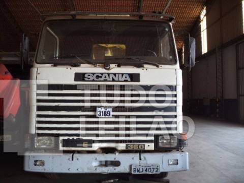 CAMINHÃO SCANIA/R113 E 6X4 360, ANO 1992, FR96441, PLACA BWJ4072, (SEM CARROCERIA E MUNCK), UND BARRA