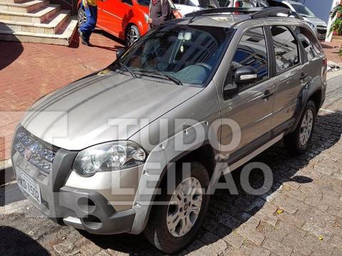 FIAT, PALIO WEEKEND ADVENTURE FLEX, ANO 2009/2010, COR BEGE, ALCO/GASOLINA;