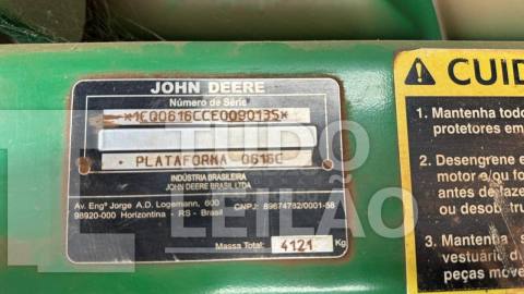 PLATAFORMA DE MILHO JOHN DEERE 616C ANO 2014